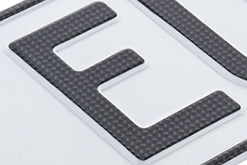 Carbon Optik Nummernschild