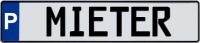 Parkplatzschild Mieter