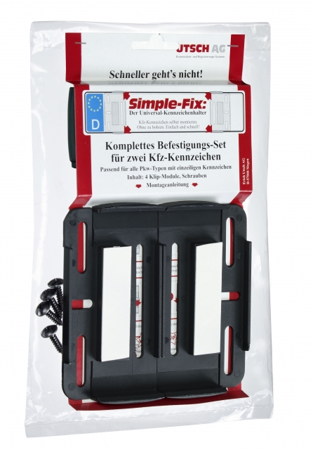 Kennzeichenhalter Simple Fix 2er-Set online kaufen